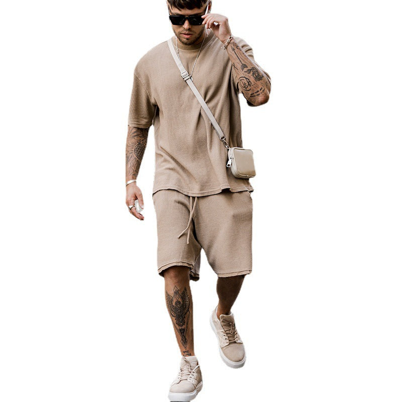Women's Casual Fashion Short Sleeve Suit