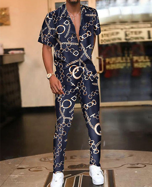 3D Printed Shirt And Trousers Suit