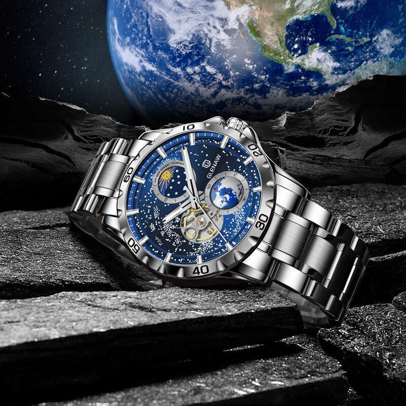 Men's Simple Stainless Steel Quartz Watch iTouch Exclusive Boutique