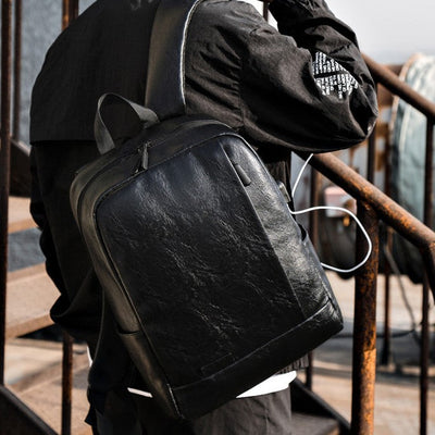 Backpack Casual Men's Large Capacity Black itouch exclusive botique