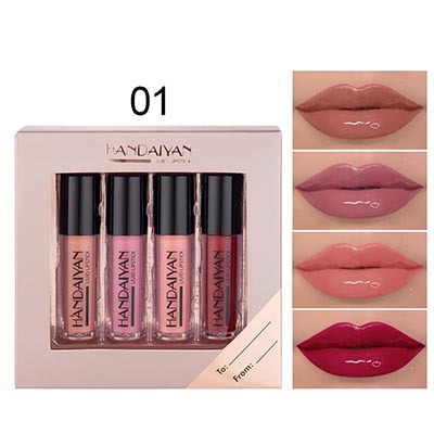 HANDAIYAN 4 lip gloss set itouch exclusive botique