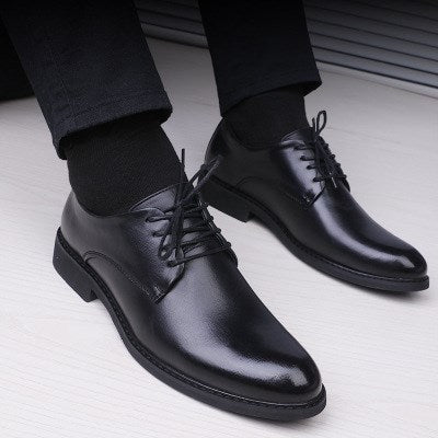 Black Shoes With Pointed Toe For Men iTouch Exclusive Boutique