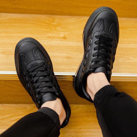 Trendy Leather Men's Shoes Fashion Casual Sneakers iTouch Exclusive Boutique