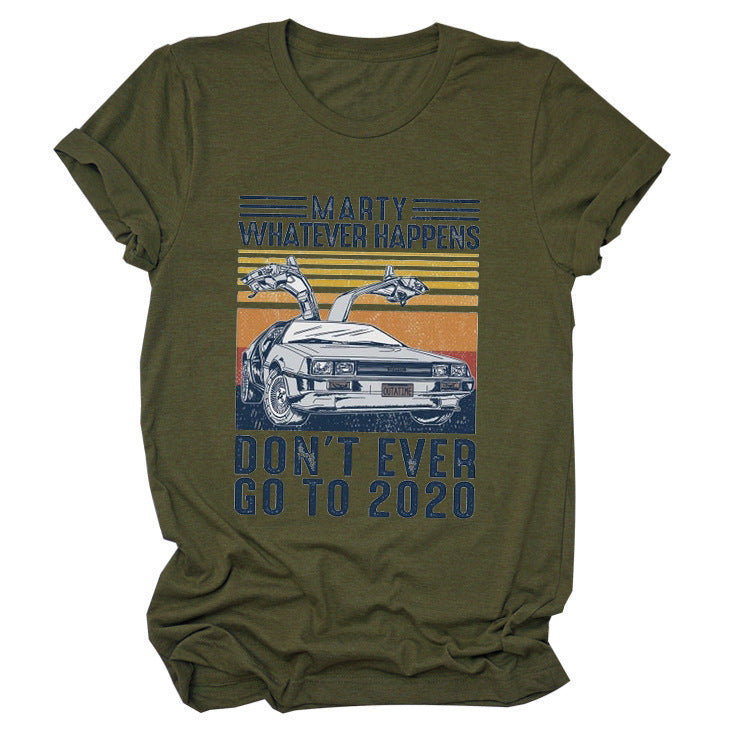 Casual short sleeves with round neck