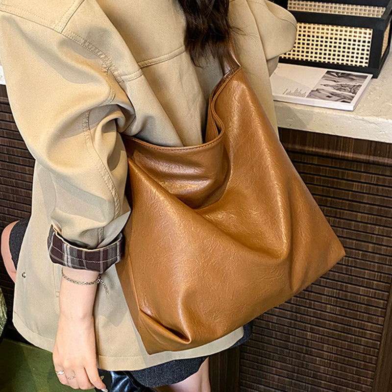 Autumn Winter Retro Large Capacity New Popular All-matching Shoulder Bag
