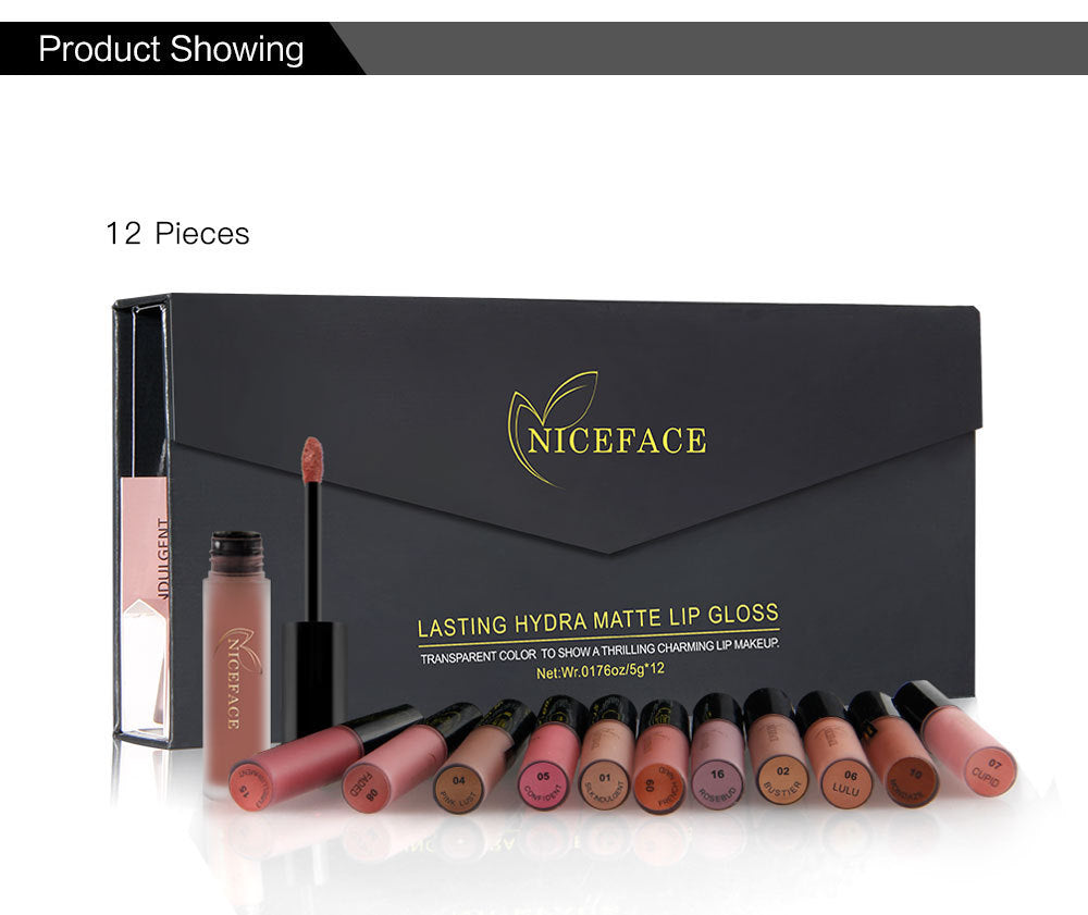 12-Color lip gloss set iTouch Exclusive Boutique