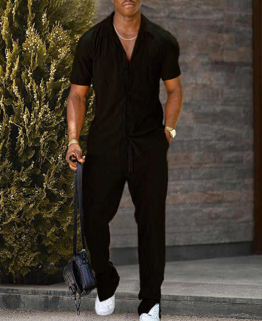 3D Printed Shirt And Trousers Suit