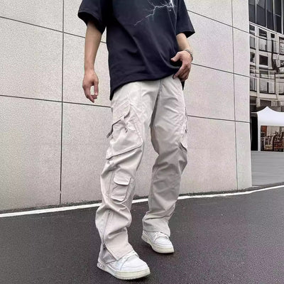 Retro Loose Multi-pocket Wide-leg Overalls iTouch Exclusive Boutique