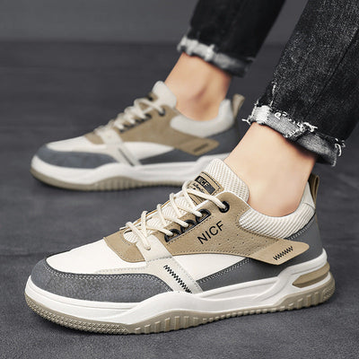 Mens Fashion Casual Leather Surface Waterproof Non-slip Labor Protection Shoes itouch exclusive botique