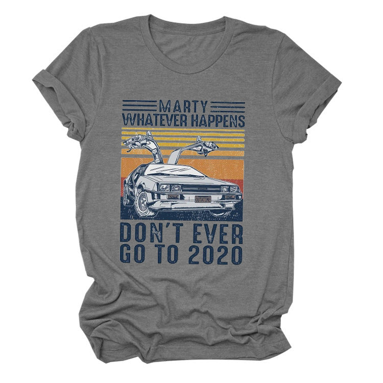 Casual short sleeves with round neck