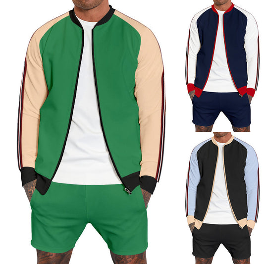 Men's Sports And Leisure Sweater Suit