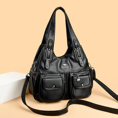 Middle-aged Mom Solid Color Crossbody Handbag itouch exclusive botique