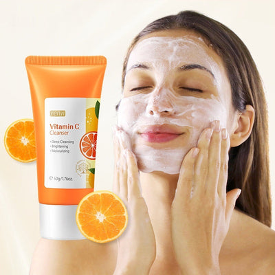 Vitamin C Facial Cleanser 50g Pore Cleansing Moisturizing Facial Cleanser iTouch Exclusive Boutique