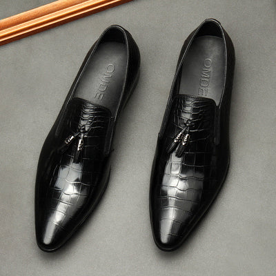 Formal Men Business Dress Pointed Toe Shoes Genuine Leather Mens itouch exclusive botique