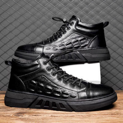 Pure Color Tied Trendy Wild Youth Men's Shoes iTouch Exclusive Boutique