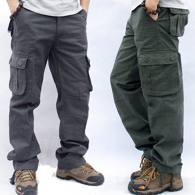 Multi-Pocket Workwear Casual Trousers Straight Work Uniforms Men's Pants iTouch Exclusive Boutique