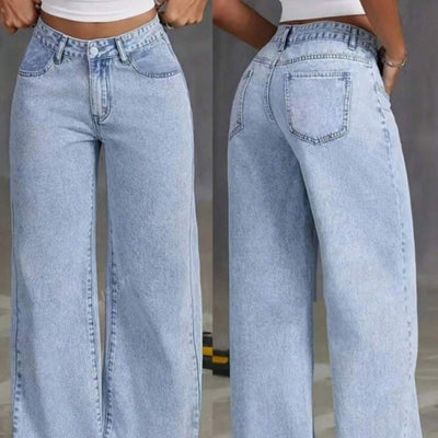 Sweet And Spicy Style High Waist Straight Jeans itouch exclusive botique