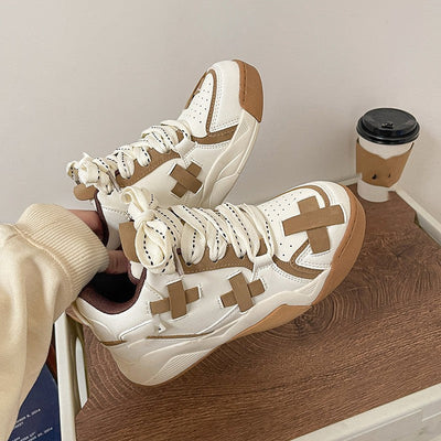 College Style Personalized Design Wedge Heel Sneakers Women itouch exclusive botique