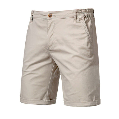 Straight Slim Cropped Pants Plus Size Solid Color Men's Clothing iTouch Exclusive Boutique