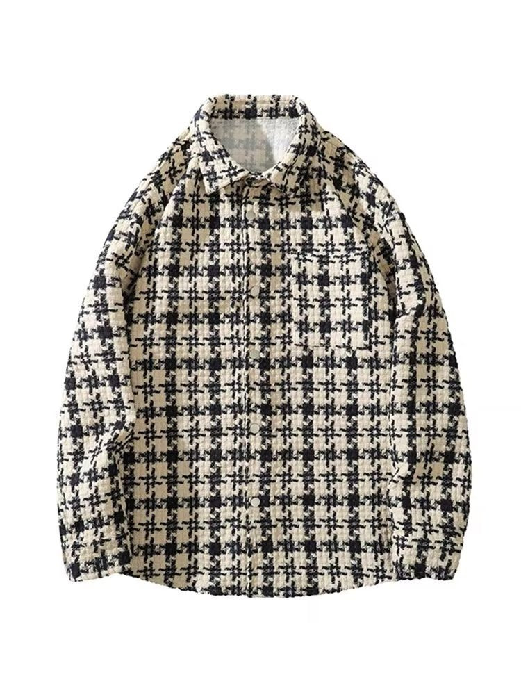 Lapel Men's Loose Casual Plus Size Jacket Coat