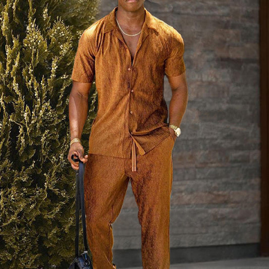 3D Printed Shirt And Trousers Suit