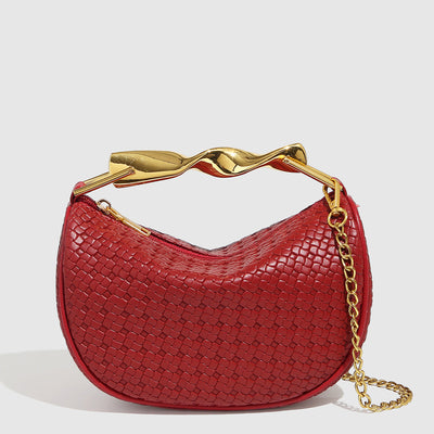 Straw Woven Dumpling Chain Shoulder Crossbody Bag Woven itouch exclusive botique