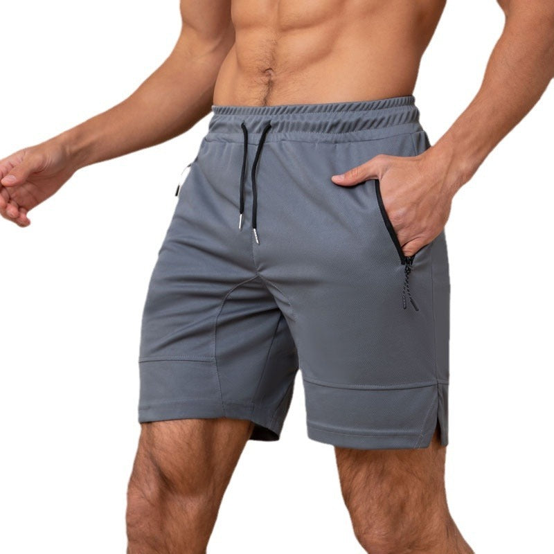 Men's Breathable Quick-drying Outdoor Workout Running Leisure Middle Pants