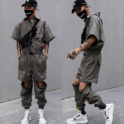 One Piece Loose Bodysuit Trend Detachable Jumpsuit iTouch Exclusive Boutique