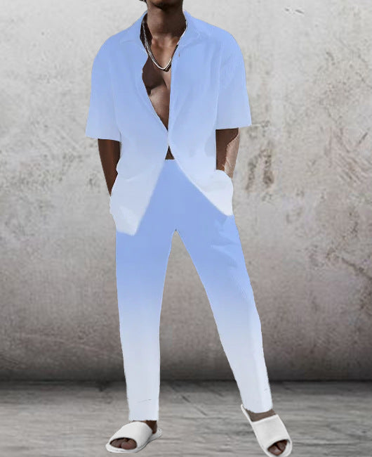 3D Printed Shirt And Trousers Suit