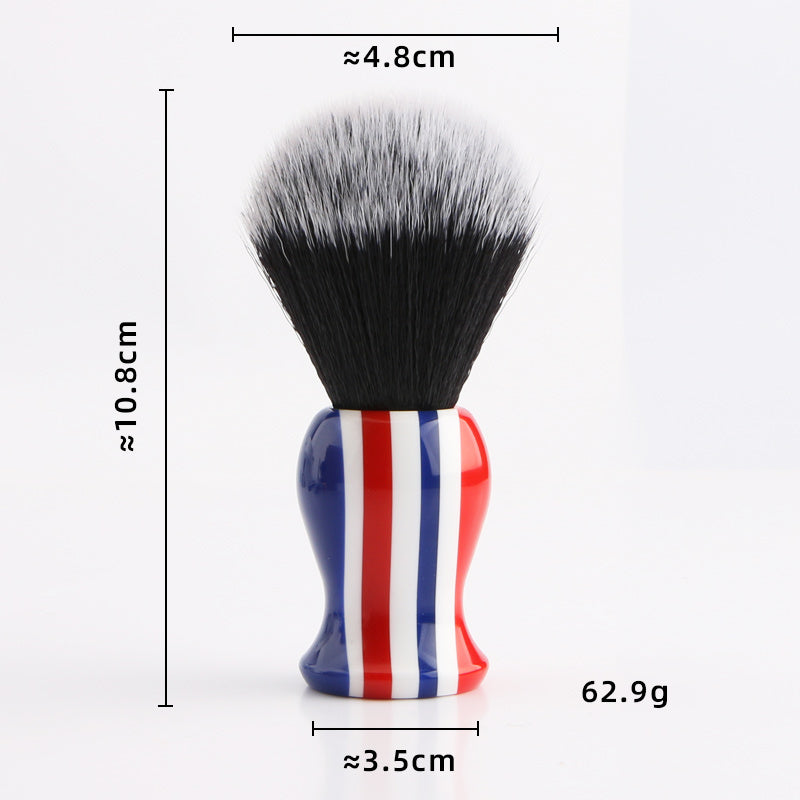 Manual Razor Men Soft Hair Beard Brush Resin Nylon Hair Shaving Brush Shaving Brush