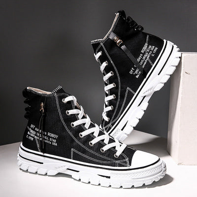 Canvas Shoes, Breathable Thick Sole, Board Shoes, Gaobang Casual Shoes itouch exclusive botique