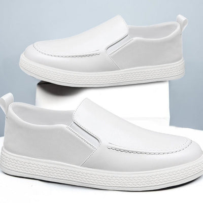 Summer New Men's One Pedal Kitchen Working Leather Shoes itouch exclusive botique