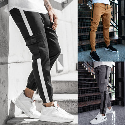 Leather Bound Casual Pants For Men iTouch Exclusive Boutique