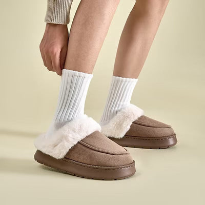 Indoor Home Non-slip Plush Thermal Base Men's Cotton Slippers itouch exclusive botique